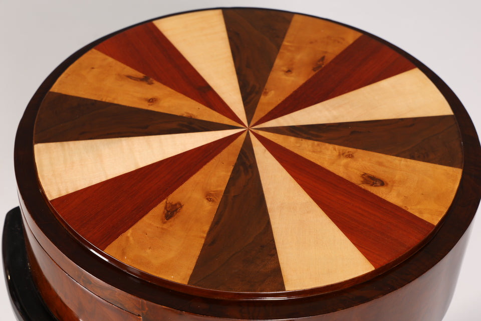 Traumhafte Art Deco Stil Kommode Beistelltisch Nachtisch bunt 1 von 2