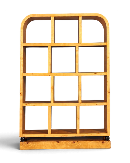 Edles Art Deco Stil XXL Bücherregal Birke Luxus Möbel Kult Schrankregal
