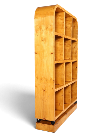 Edles Art Deco Stil XXL Bücherregal Birke Luxus Möbel Kult Schrankregal