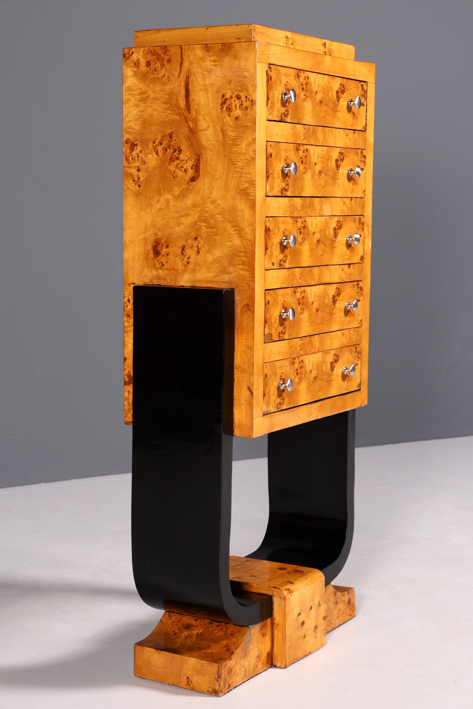 Traumhaftes Art Deco Design Highboard Biedermeier Stil Kommode