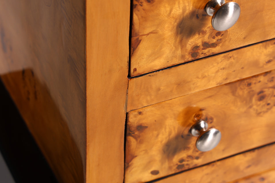Traumhaftes Art Deco Design Highboard Biedermeier Stil Kommode