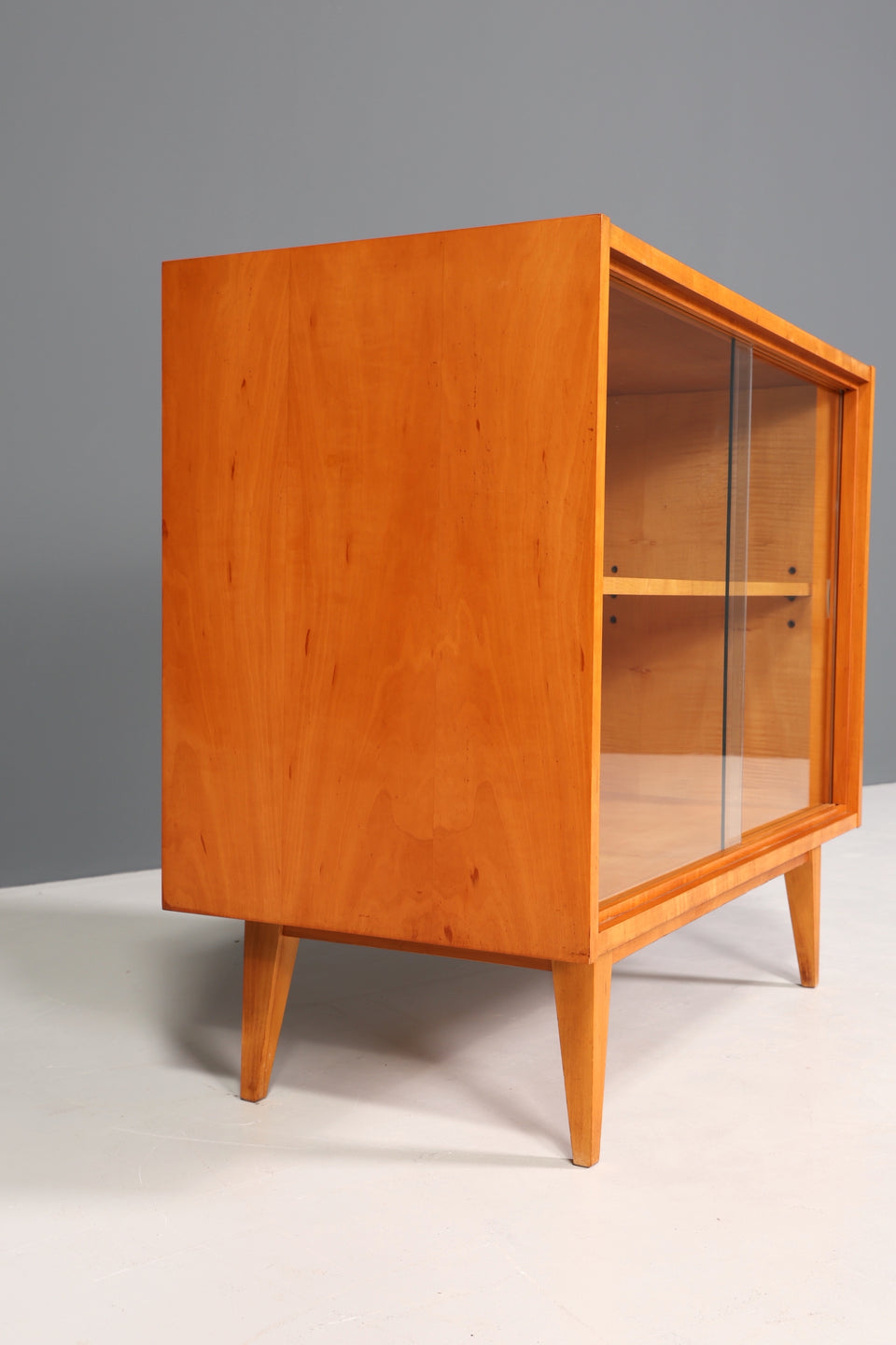 Wunderschöne Mid Century Vitrine Vintage Schrank Kommode 2 von 2