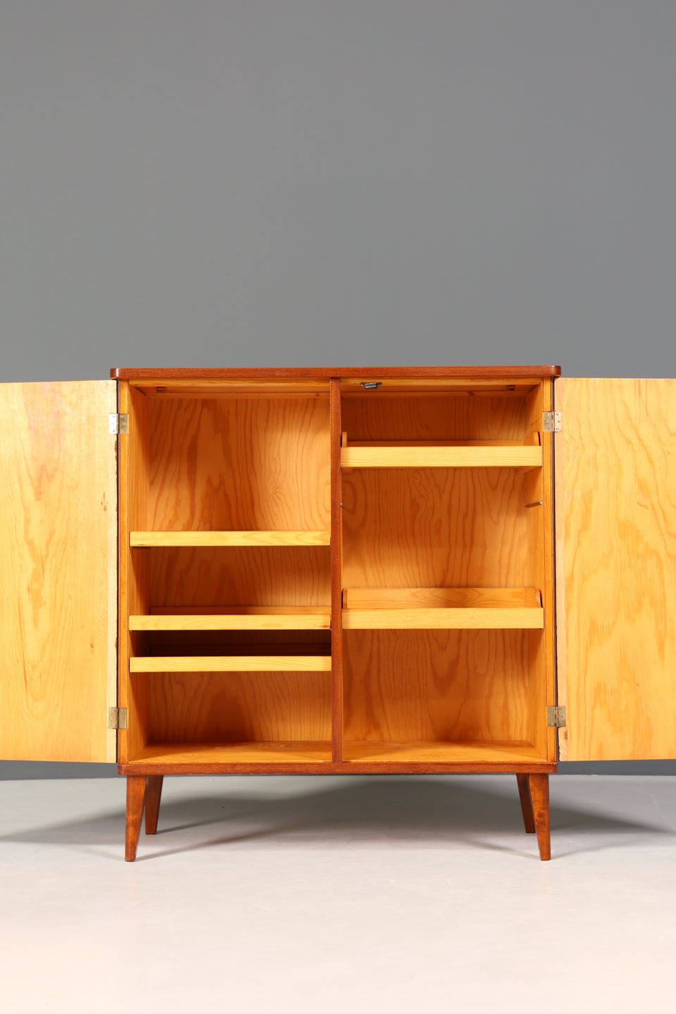 Wunderschöne Mid Century Kommode echt Holz Wäscheschrank 60s 70s Highboard