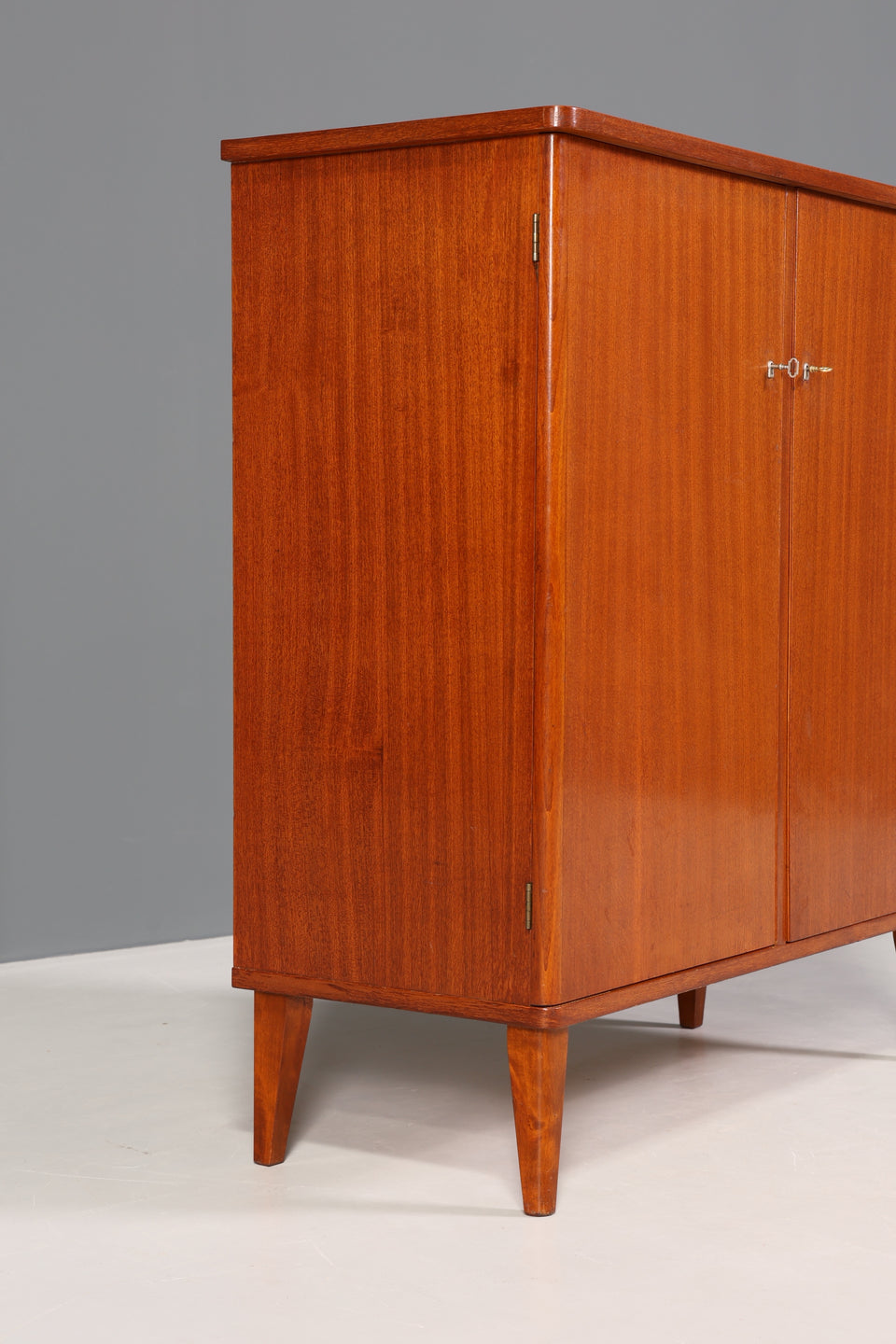 Wunderschöne Mid Century Kommode echt Holz Wäscheschrank 60s 70s Highboard
