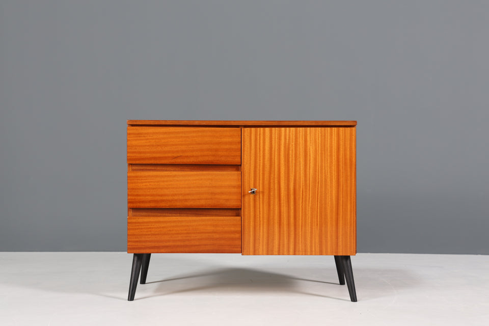 Schlichte Mid Century Kommode Vintage 60s 70s Flurkommode