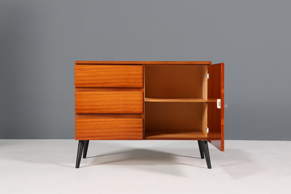 Schlichte Mid Century Kommode Vintage 60s 70s Flurkommode