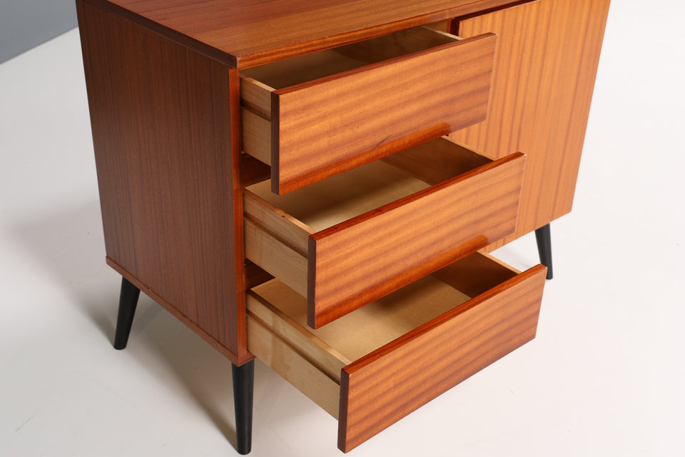 Schlichte Mid Century Kommode Vintage 60s 70s Flurkommode