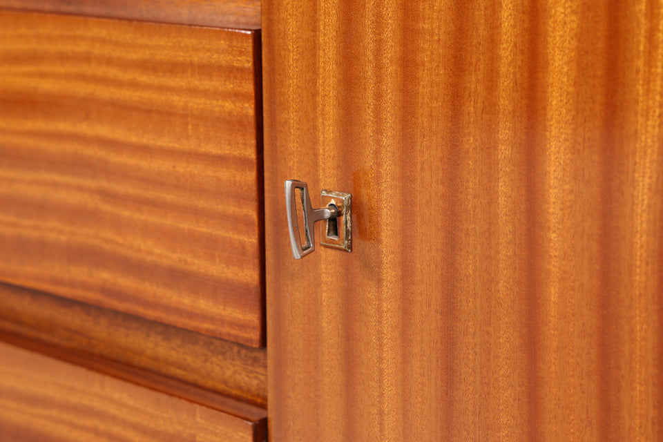 Schlichte Mid Century Kommode Vintage 60s 70s Flurkommode