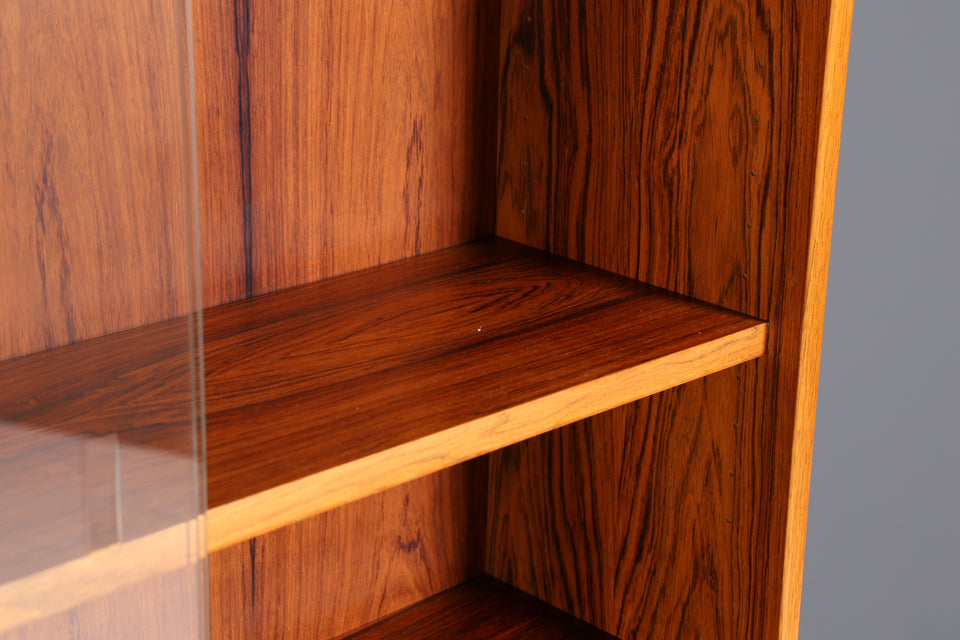 Traumhafter Mid Century Sekretär Palisander Holz Schrank Regal