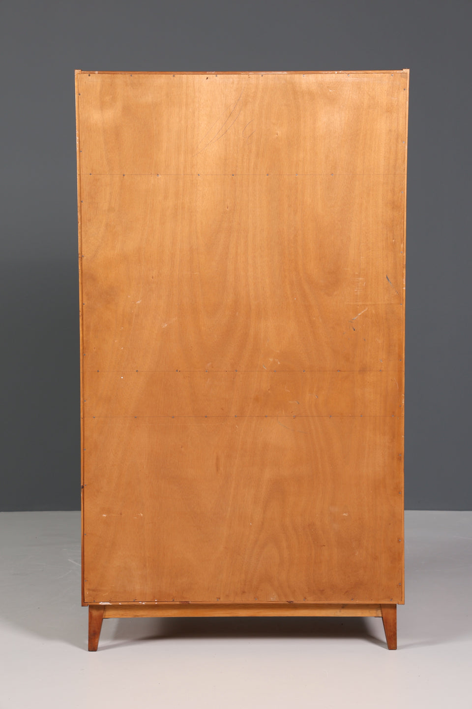 Mid Century Schrank Nussbaum Sekretär Kommode Retro TV Highboard