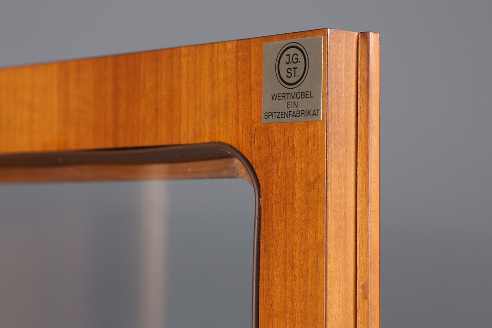 Wunderschöne Chippendale Eckvitrine Regal echt Holz Schrank 60s