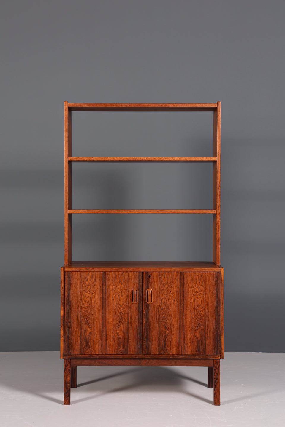 Traumhaftes Mid Century Palisander Regal Danish Bücherregal 60s Schrank Kommode