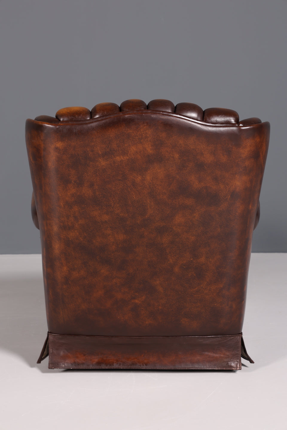 Original Chesterfield Relax Sessel echt Leder Herrensessel 1 von 2