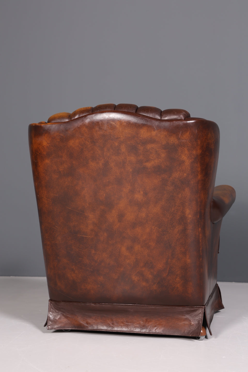 Original Chesterfield Relax Sessel echt Leder Herrensessel 2 von 2