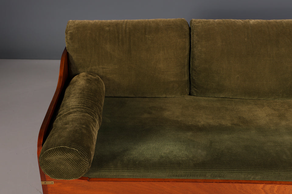 Maritim Sofa Daybed Schlafcouch Englischer Cord Military Chest Bett Antik