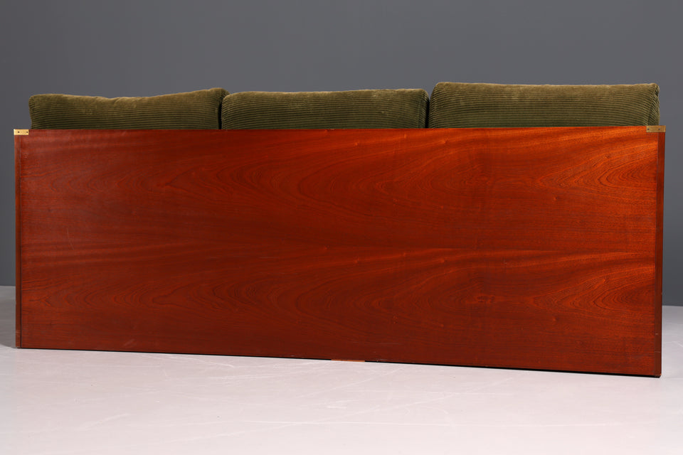 Maritim Sofa Daybed Schlafcouch Englischer Cord Military Chest Bett Antik
