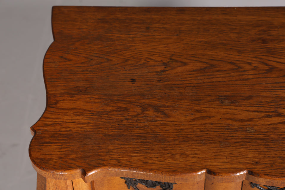 Traumhafte Barock Stil Kommode massiv Holz Eiche Sideboard
