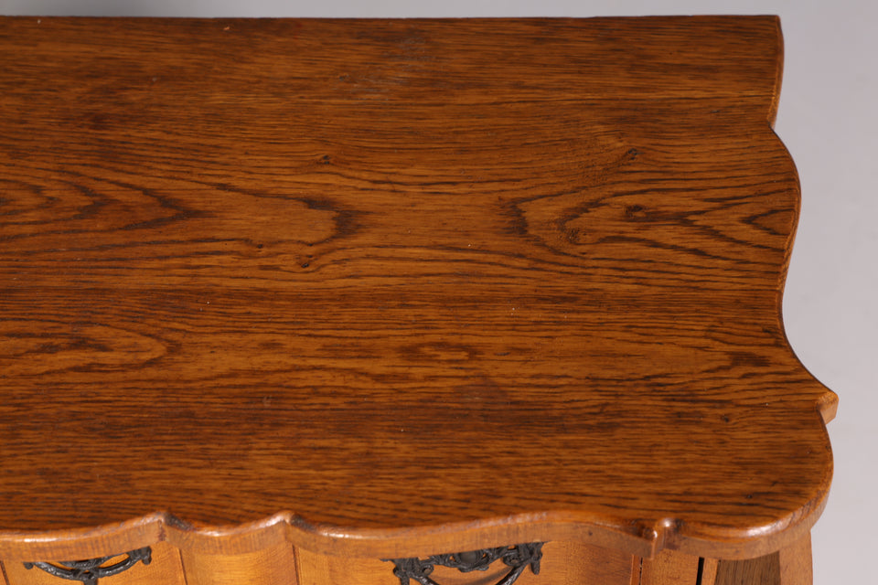Traumhafte Barock Stil Kommode massiv Holz Eiche Sideboard