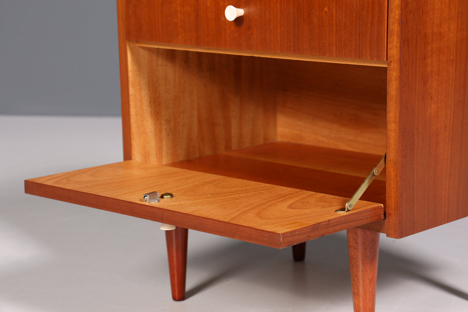 Wunderschöne Mid Century Retro Kommode Vintage Nachttisch 2 von 2