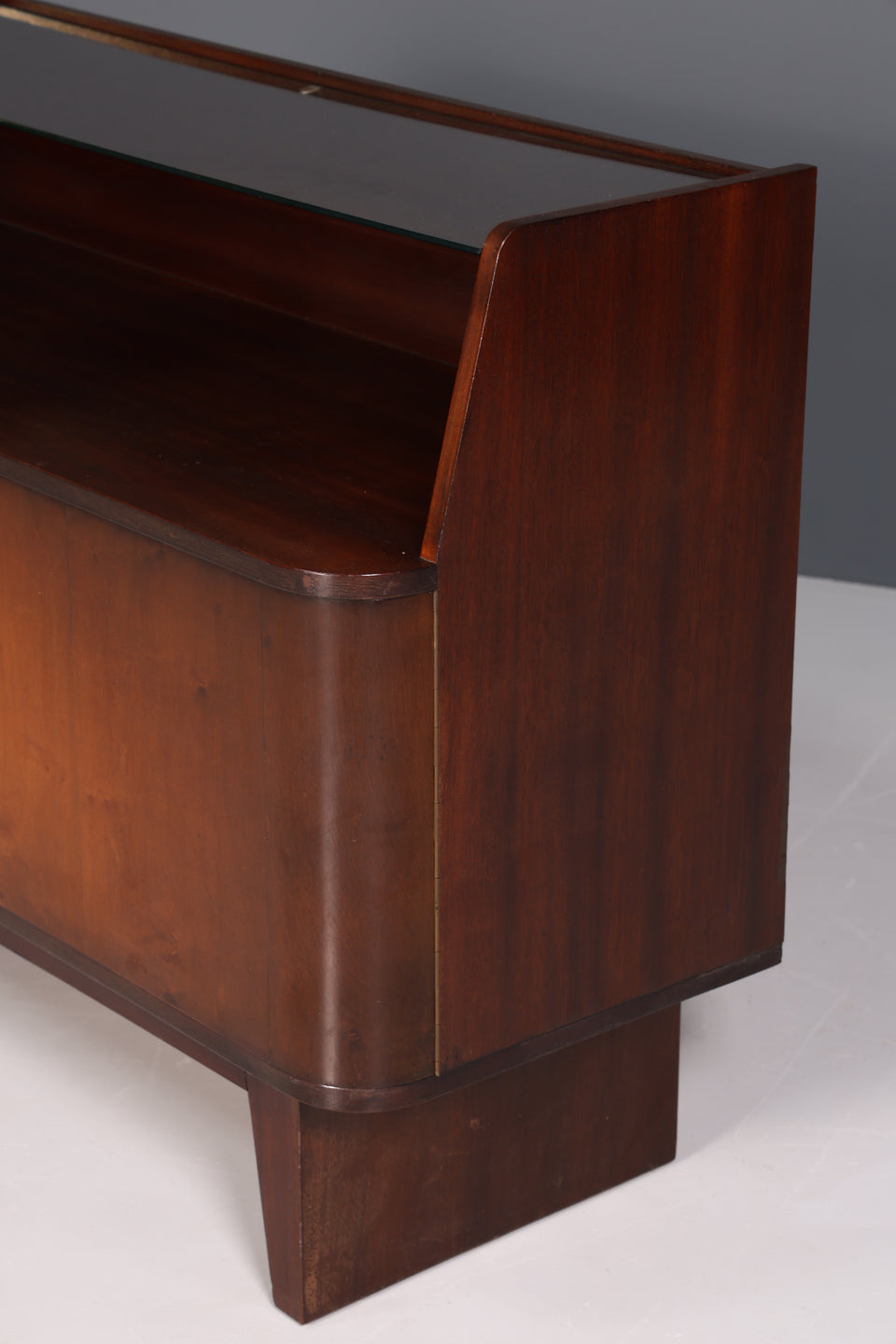 Wunderschöne Mid Century Retro Kommode Vintage Glas Sideboard