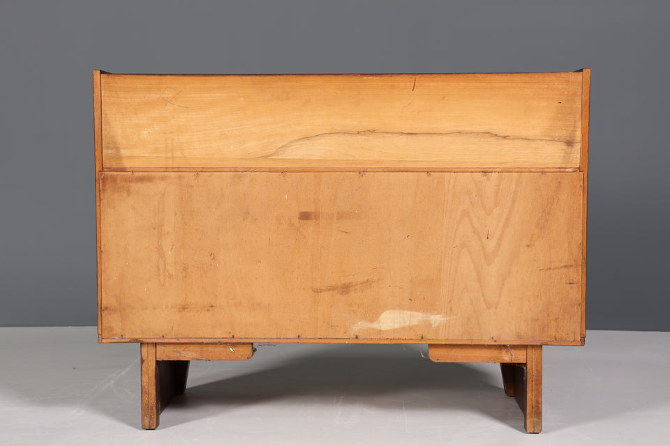 Wunderschöne Mid Century Retro Kommode Vintage Glas Sideboard
