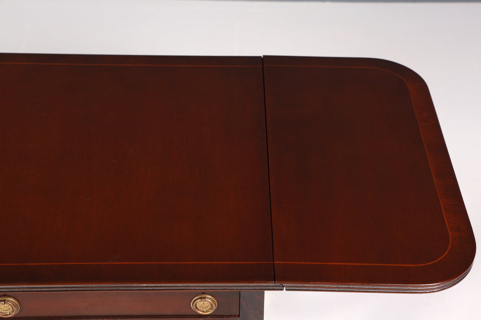 Wunderschöner Englischer Schreibtisch Klappbarer Bürotisch Antik 60s