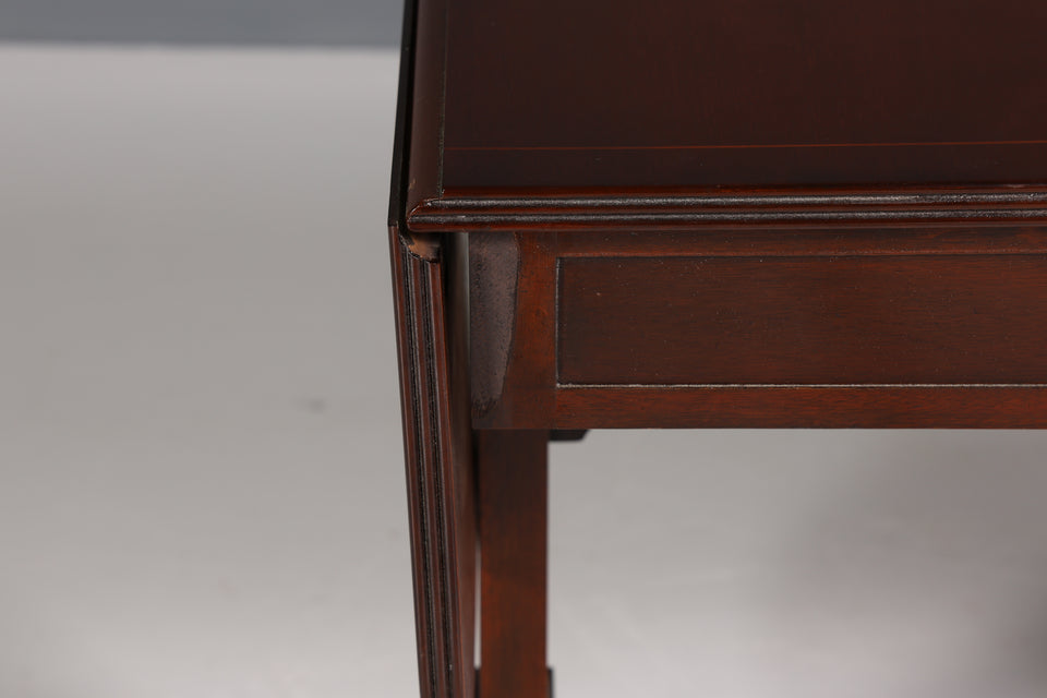 Wunderschöner Englischer Schreibtisch Klappbarer Bürotisch Antik 60s
