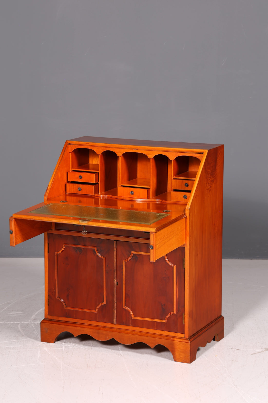 Beautiful English Secretary Real Wood Writing Dresser 60s Dresser UK Desk Vintage
