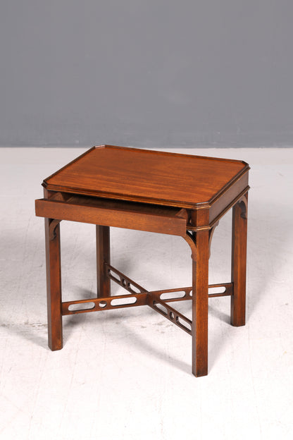 Edler Englischer Beistelltisch der Marke Bevan Funnell Mahagoni Side Table Ablagetisch Antik Vintage