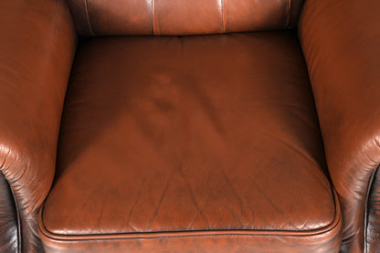 Wunderschöner Original Chesterfield Sessel Echt Leder Relaxsessel Englisch verstellbare Rückenlehne Herrensessel Lesesessel UK