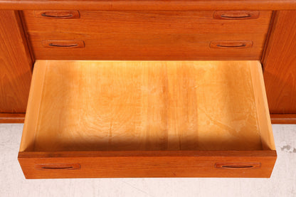 Beeindruckendes Original H.P. Hansen XXL Sideboard Teak Holz TV Kommode Lowboard Danish Design Vintage Schrank