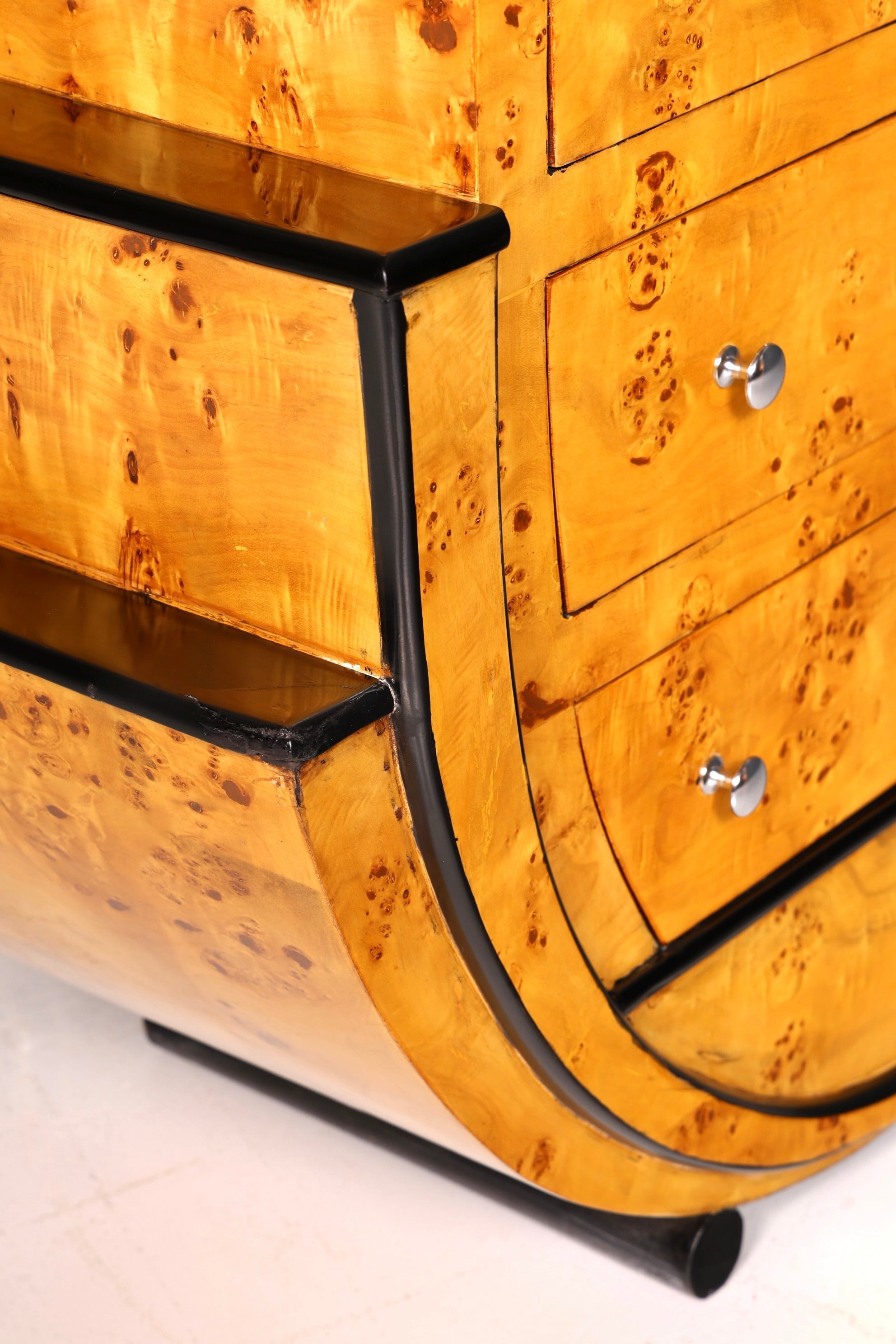 Edles Art Deco Stil Sideboard Wandkonsole Biedermeier Antik Stil Kommode Echt Holz Handarbeit