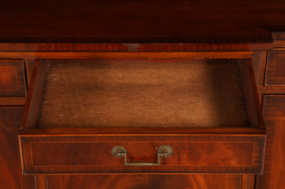 Wunderschönes Englisches Sideboard Mahagoni Schrank Antik Stil 60er Buffetschrank Kommode Anrichte Vintage