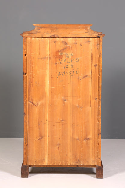 Traumhafter Louis Philippe Sekretär um 1880 Gründerzeit Chiffoniere Vertiko Schrank Semainier
