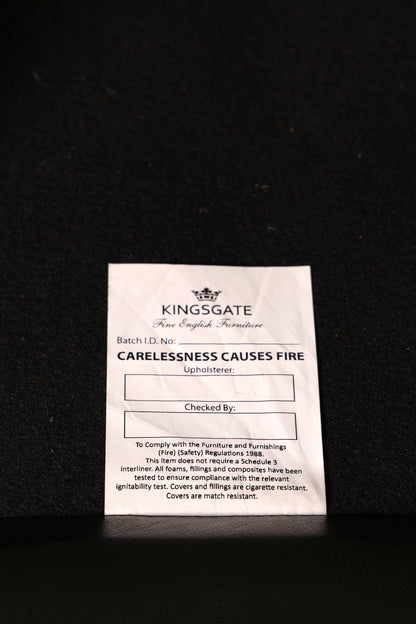 Wunderschöner Original Chesterfield Ohrensessel Grün Echt Leder Kingsgate Englisch Ohrenbackensessel Herrensessel UK