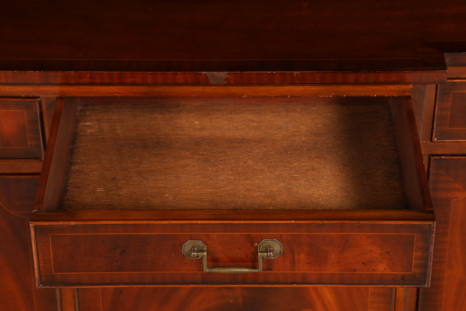 Wunderschönes Englisches Sideboard Mahagoni Schrank Antik Stil 60er Buffetschrank Kommode Anrichte Vintage