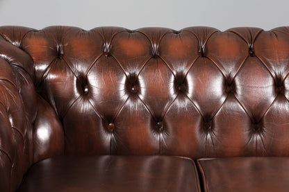 Wunderschönes Original Chesterfield Sofa 3- Sitzer echt Leder Couch Englisch 2 von 2
