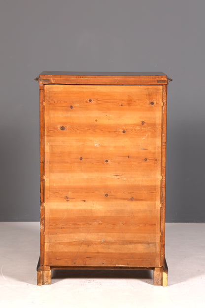 Stilvoller Louis Philippe Sekretär Vertiko Gründerzeit Kommode Chiffoniere Schubladenkommode
