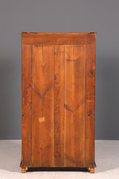 Edler Gründerzeit Sekretär Vertiko Highboard Louis Philippe Kommode Sekretär Schrank um 1880