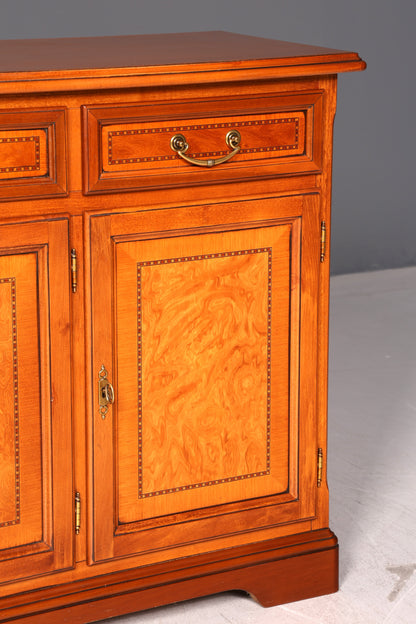 Edles Original Selva Sideboard Epoca Kirschholz Anrichte Kommode Buffet Schrank Intarsien Italienische Möbel