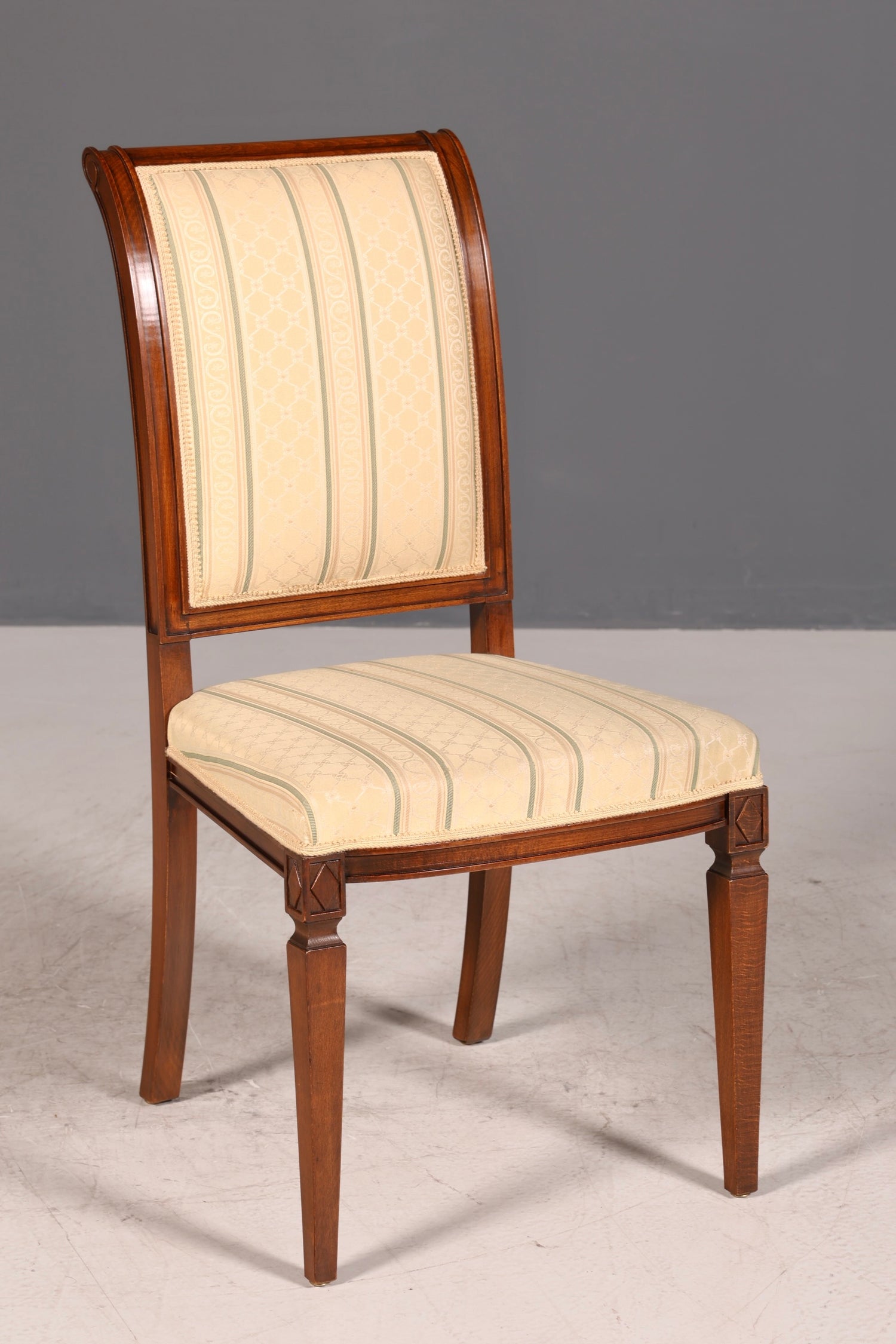 2x Traumhafte Selva Stuhle Esszimmer Stuhl Set Villa Borghese Küchenstühle Antik Stil Set