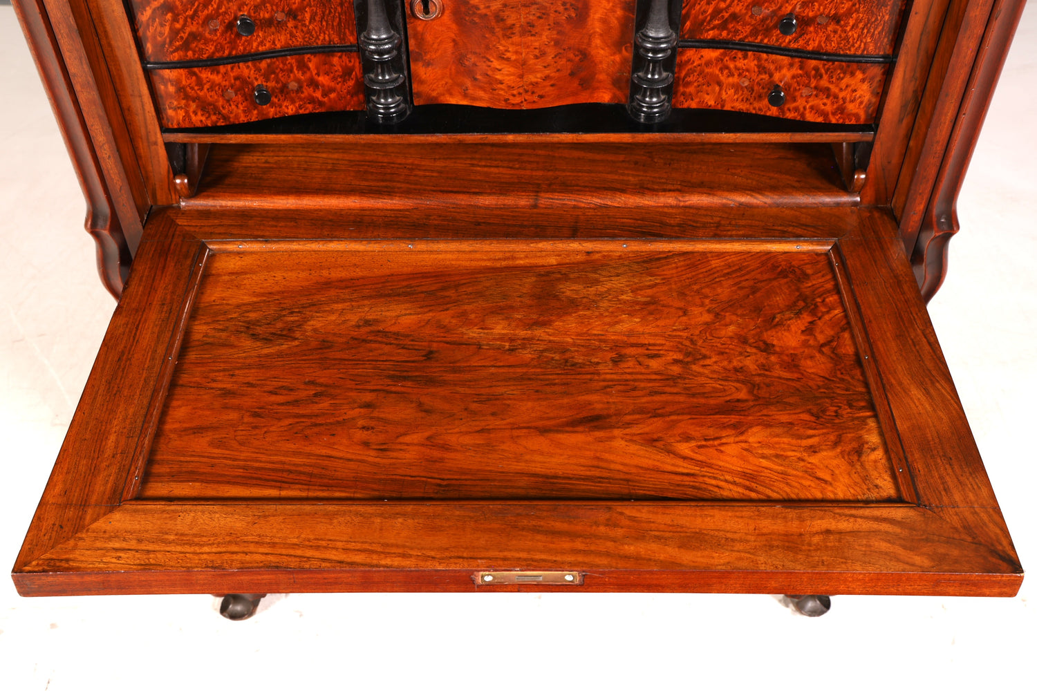 Wunderschöner Louis Philippe Sekretär Vertiko Highboard Schreibsekretär Biedermeier Massivholz um 1880