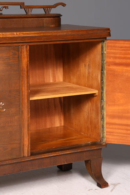 Traumhafter Jugendstil Schrank Eiche Antik Sideboard Buffet Anrichte Kommode
