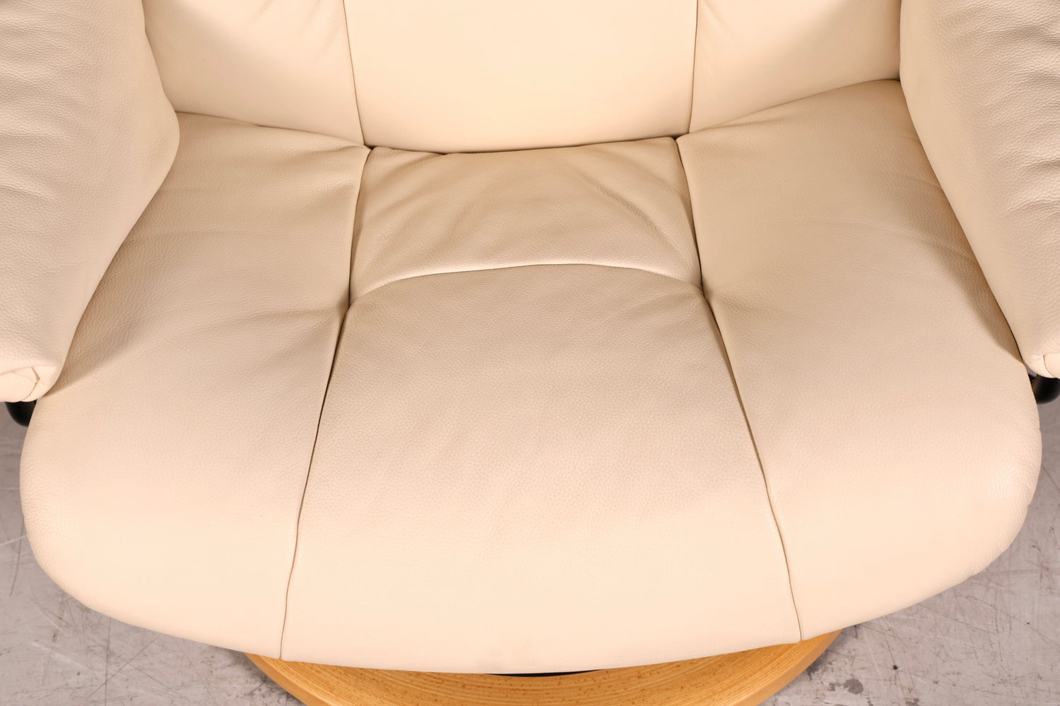 Original Stressless Mayfair Relax Sessel mit Hocker Echt Leder Komfort Design