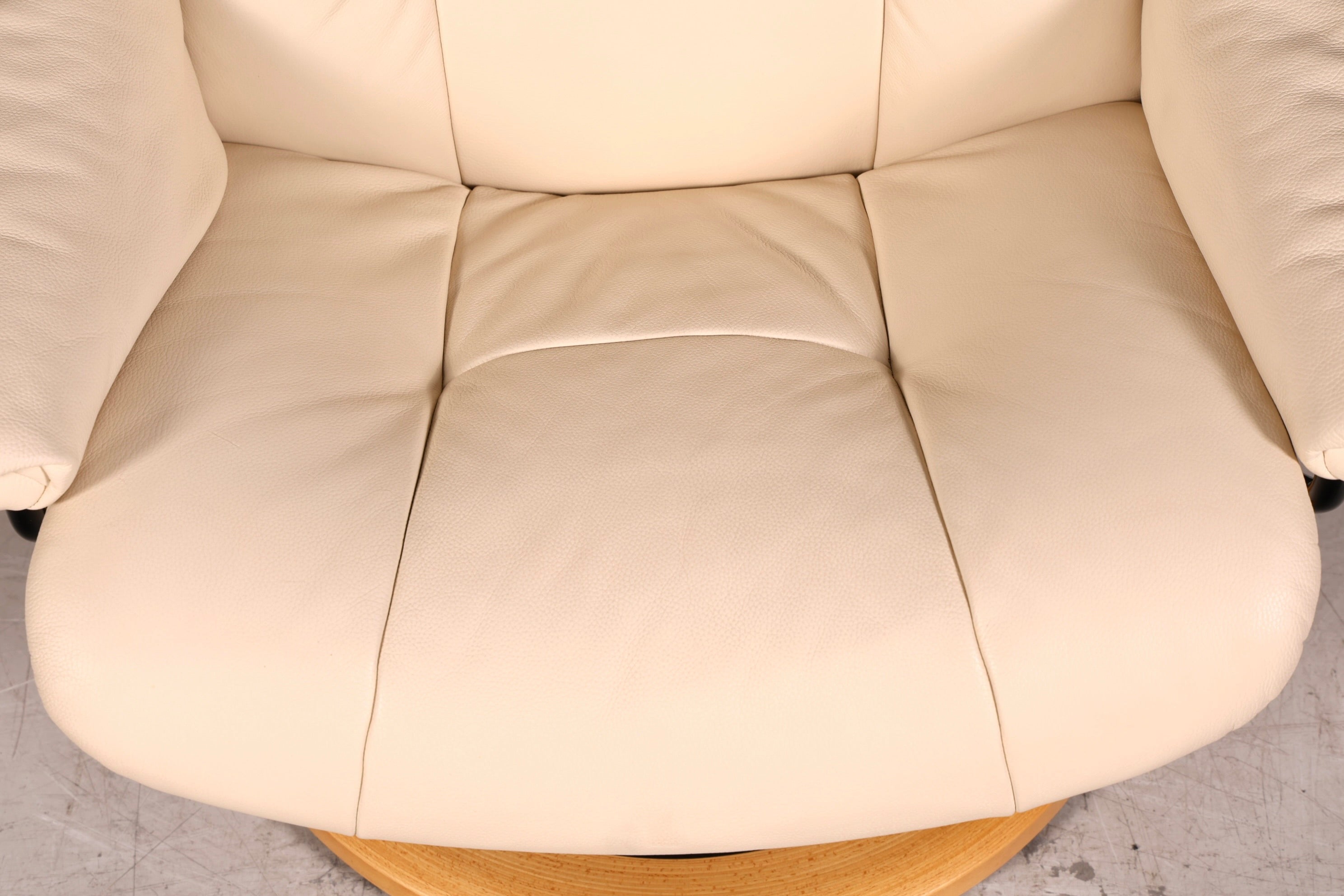 Original Stressless Mayfair Relax Sessel mit Hocker Echt Leder Komfort Design