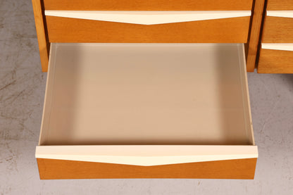 Wunderschöner Hellerau Schrank Modell 427 Mid Century Vintage Aktenschrank Highboard Vertiko Wäscheschrank