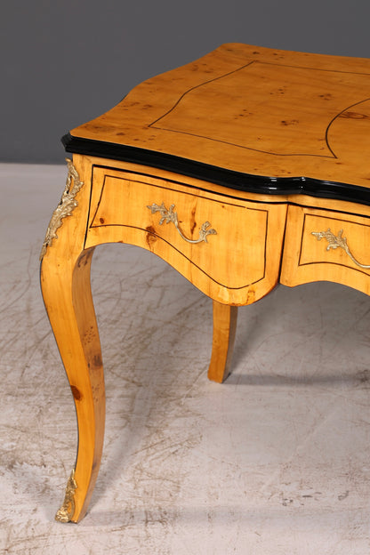 Beautiful Louis XV-style desk French office desk antique-style office table solid wood
