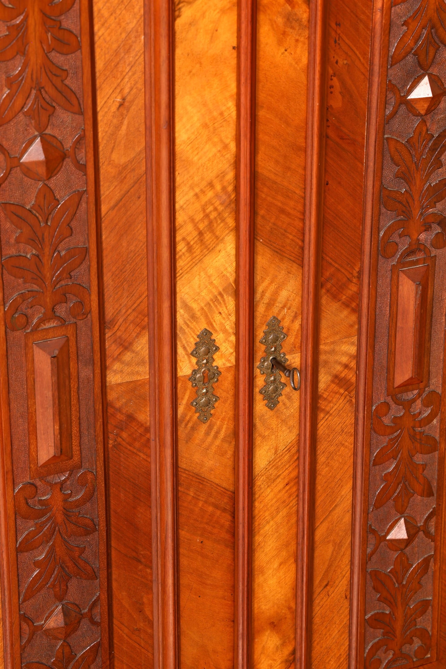 G076 Finish Traumhaftes Gründerzeit Vertiko Jugendstil Schrank Antik Highboard Kommode