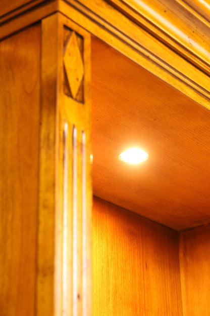 Traumhafte Original Selva Vitrine Antik Stil massiv Holz Buffet Villa Borghese Schrank Regal