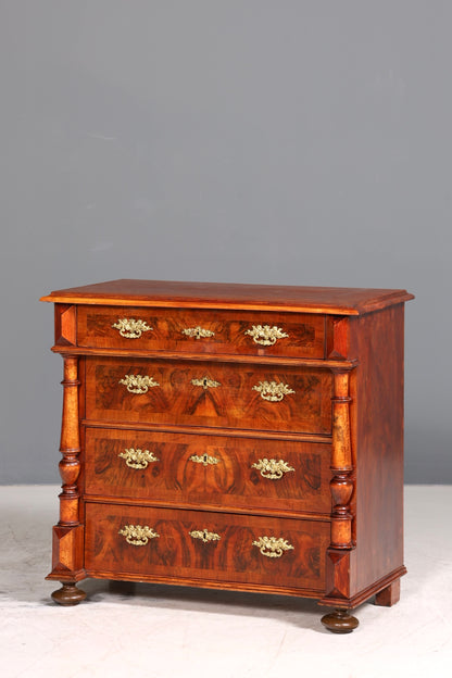 Wunderschöne Gründerzeit Kommode Louis Philippe echt Holz Schubladen Kommode um 1880